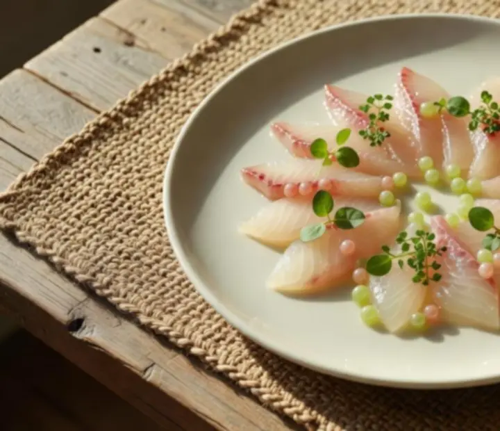 Refined starter plates showcasing coastal Australian ingredients